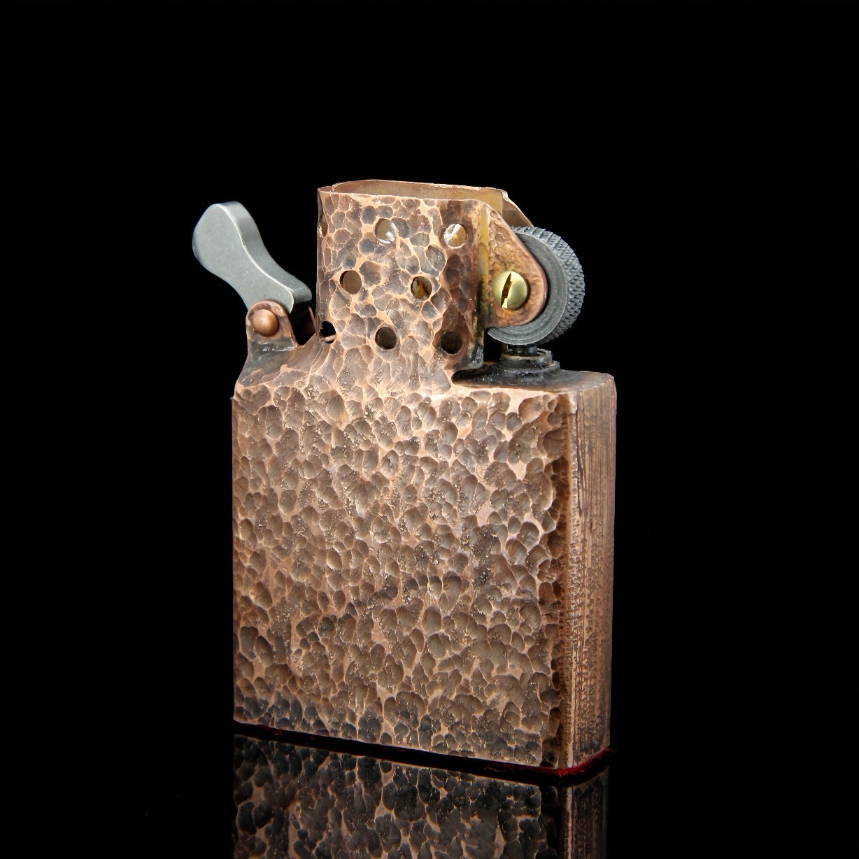 Vintage Red Copper Insert Lighter Flint Wheel Ignition Replacement FOR Zippo
