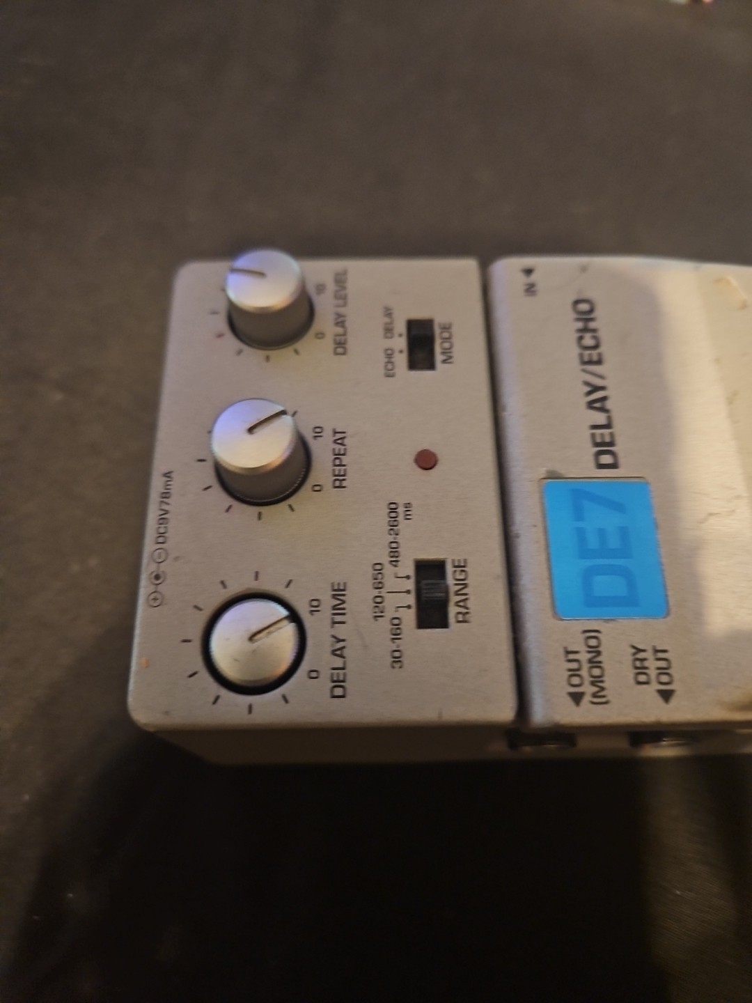 Ibanez DE7 Delay and Echo Guitar Effect Pedal