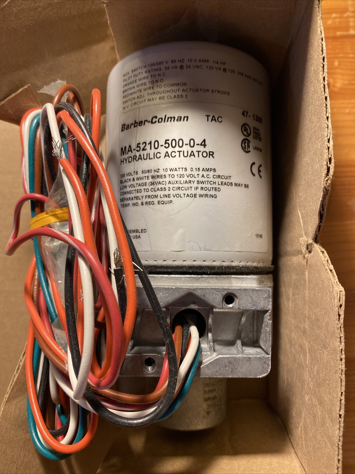SCHNEIDER ELECTRIC MA-5210-50 Ma-5210-500 120V 2 Position