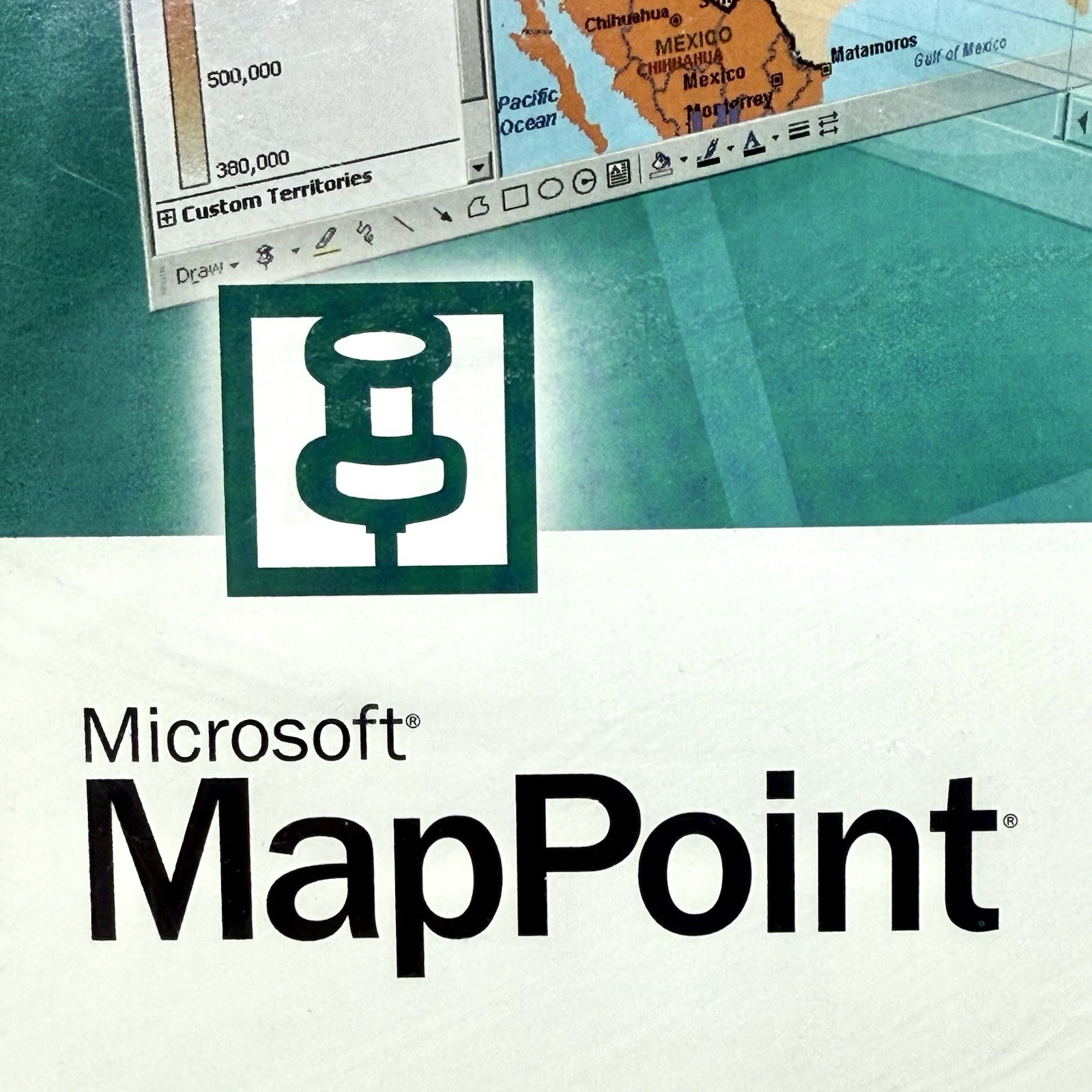 Microsoft MapPoint Version 2002 New Unopened Mapping & Data