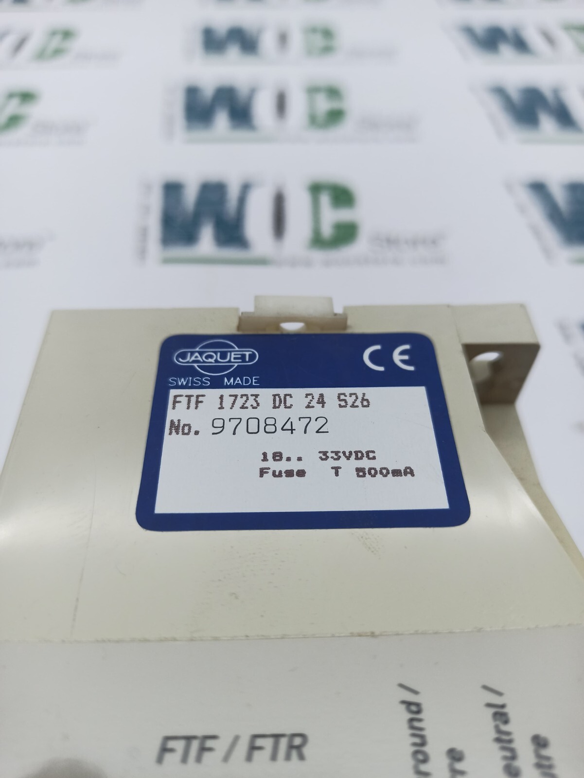 FTF 1723 JAQUET FTF / FTR RELAY DC24 S26