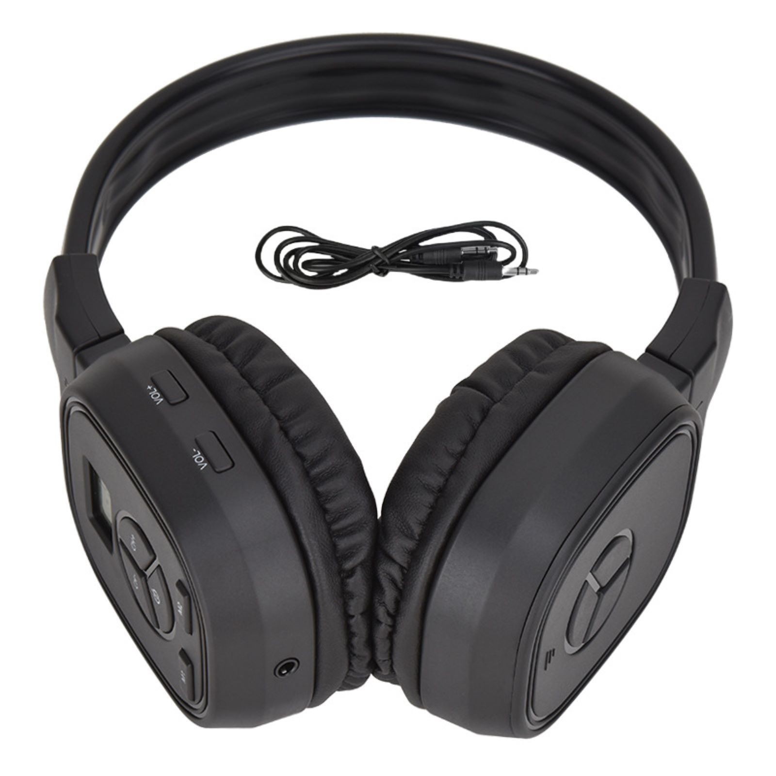 Foldable Receiver Over-Ear Headphone Supports FM (No AM) transistor radio