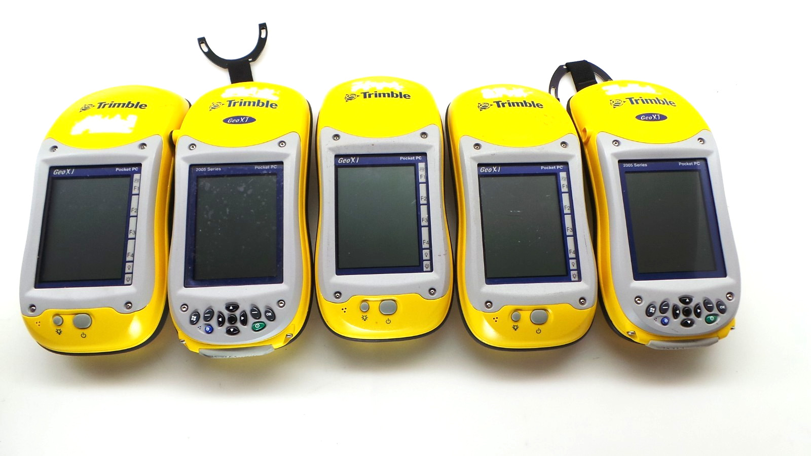 LOT OF 5 Trimble GeoXT Pocket PC / 2005 Series - For Parts / repair only