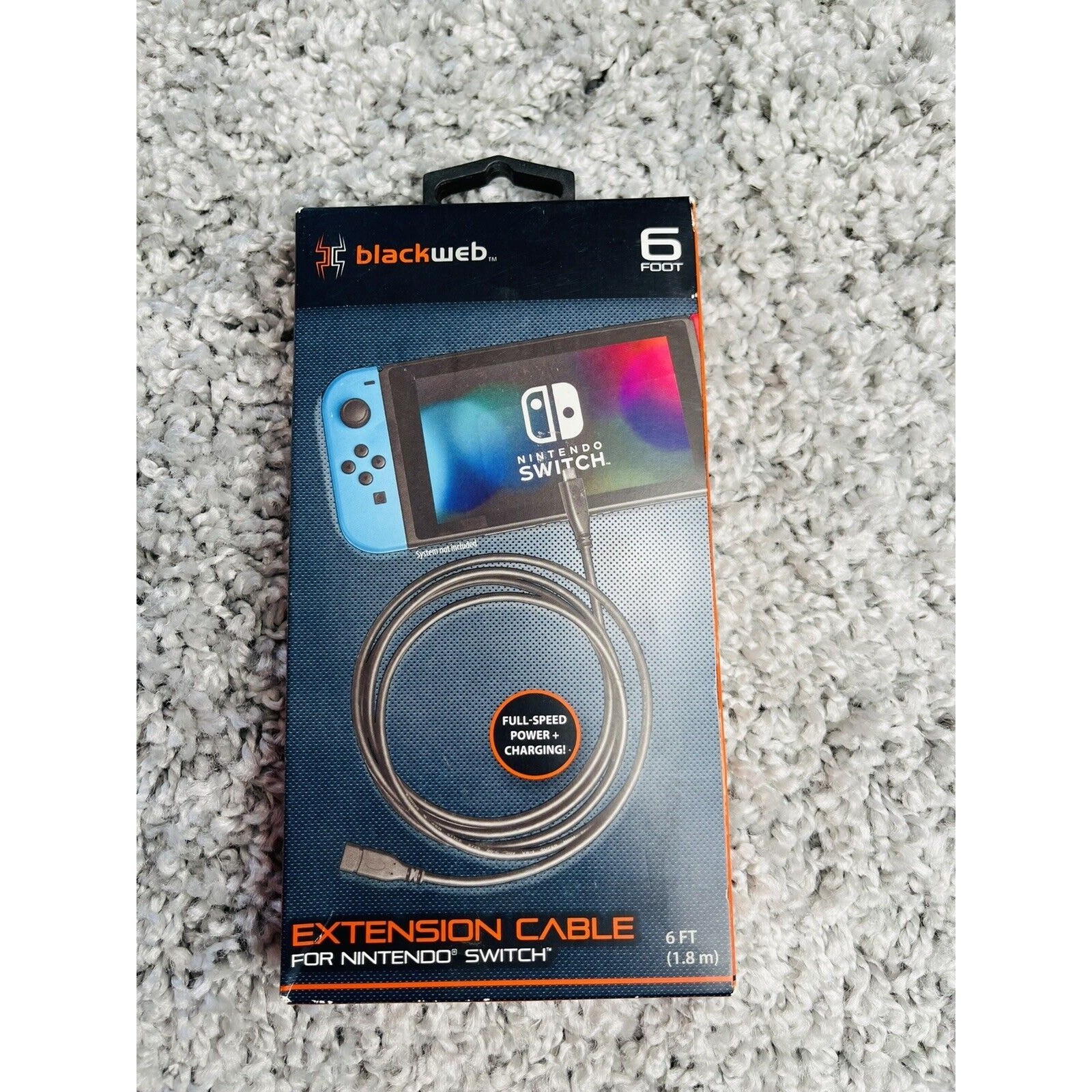 Nintendo Extension Charging Cables Switch 6' Switch Blackweb Electronics