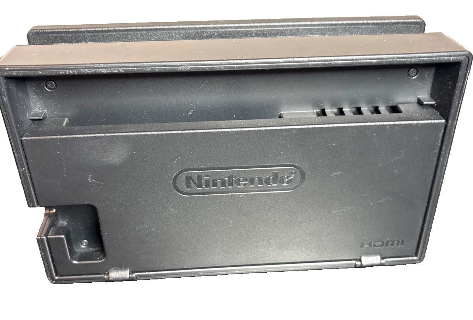 Nintendo Switch HAC-007 Charging Dock Only - Black - Cleaned & Tested Working !!