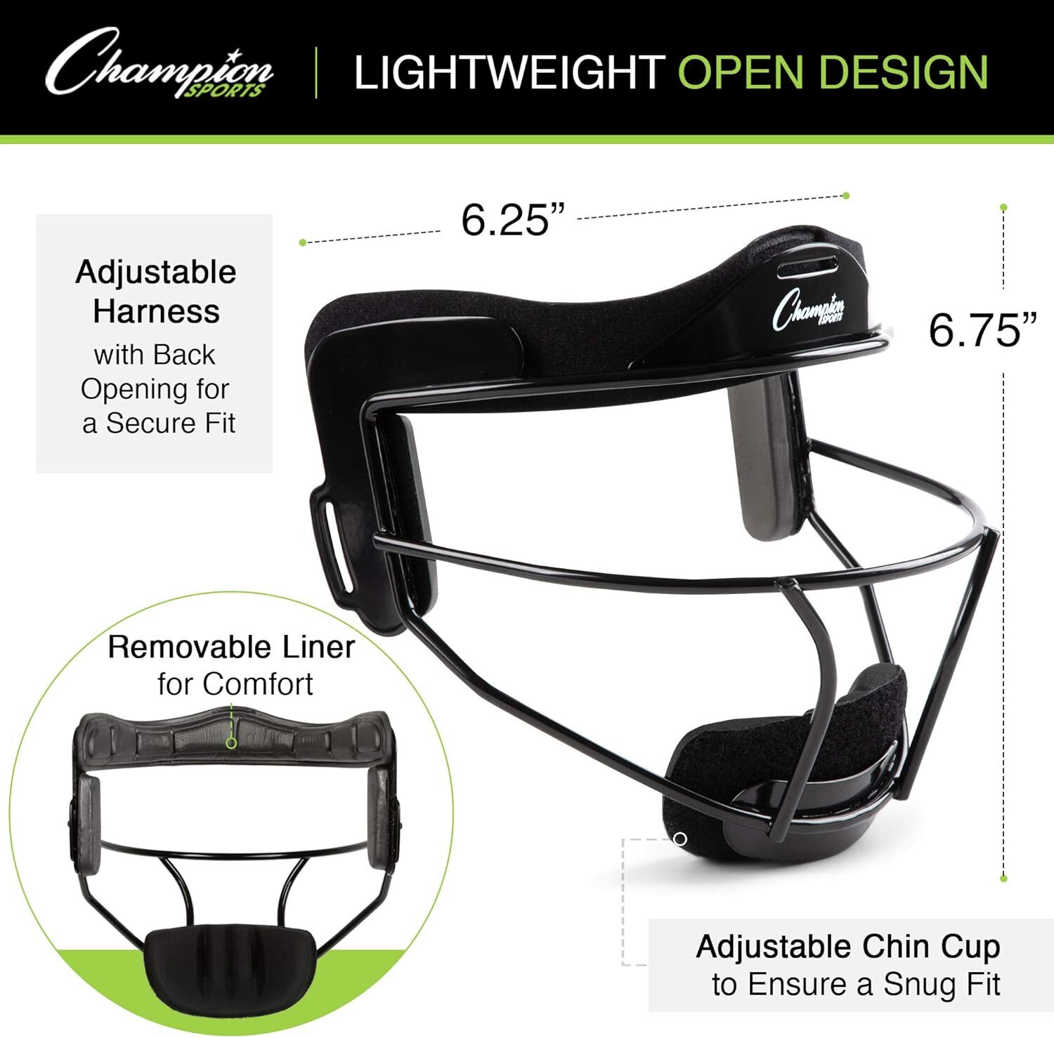 Softball Fielders Face Mask