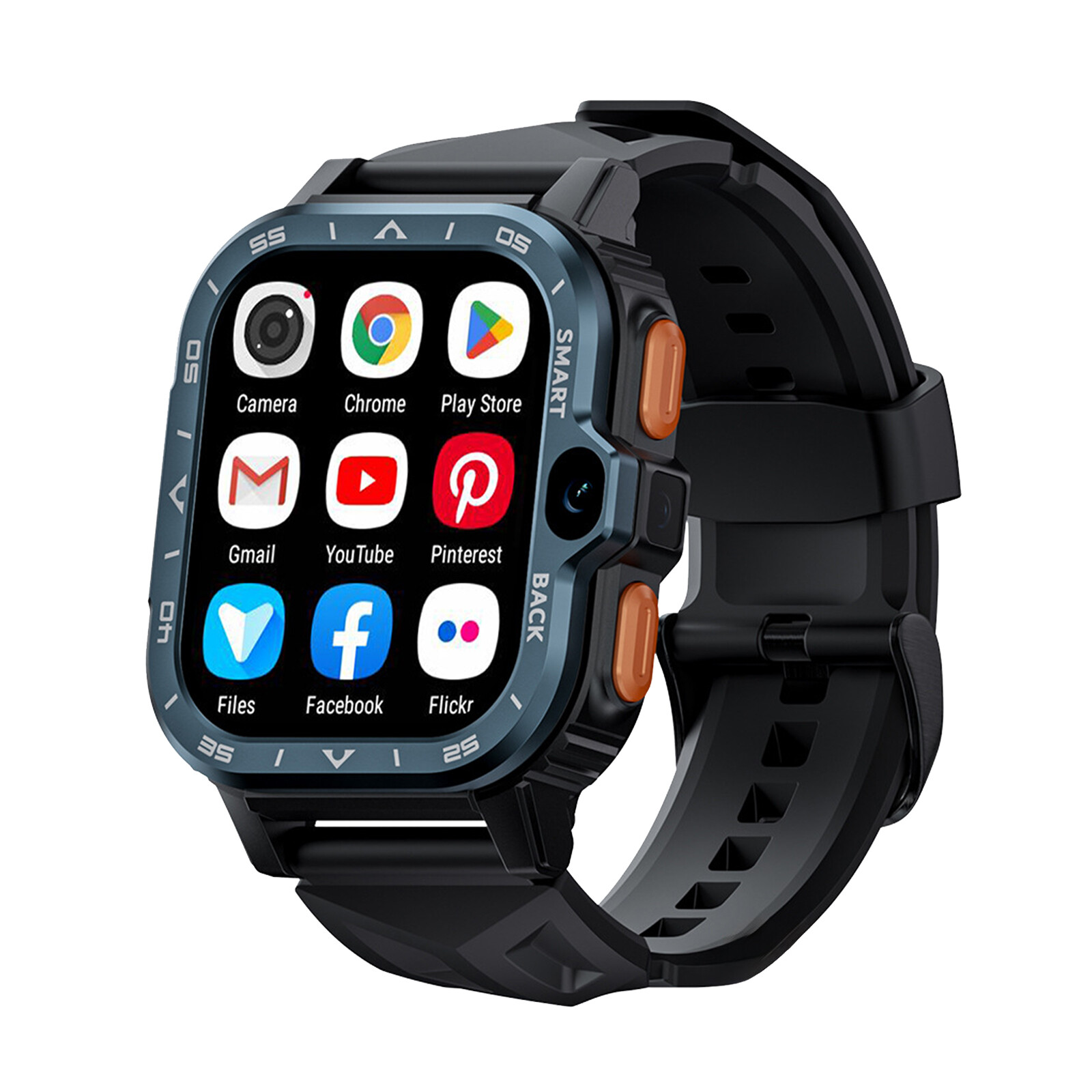 2G+16G WiFi 4G Android Smart Watch Dual Camera Sports Watch Fitness Tracker GPS