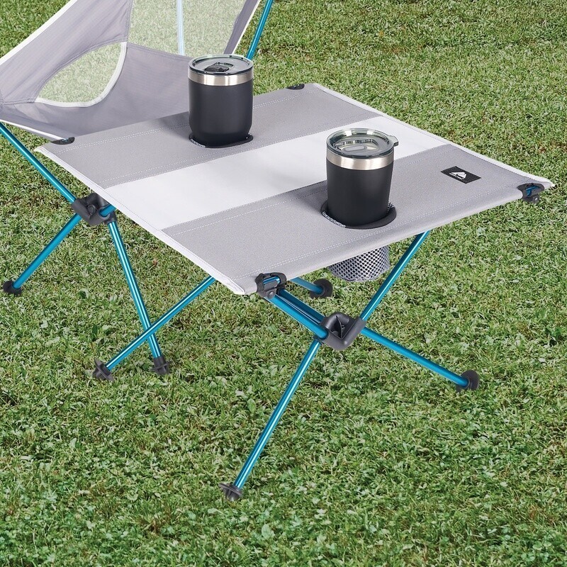 Ultralight Camp Table Portable Foldable W/ Cup Holders Carry Bag Outdoors New