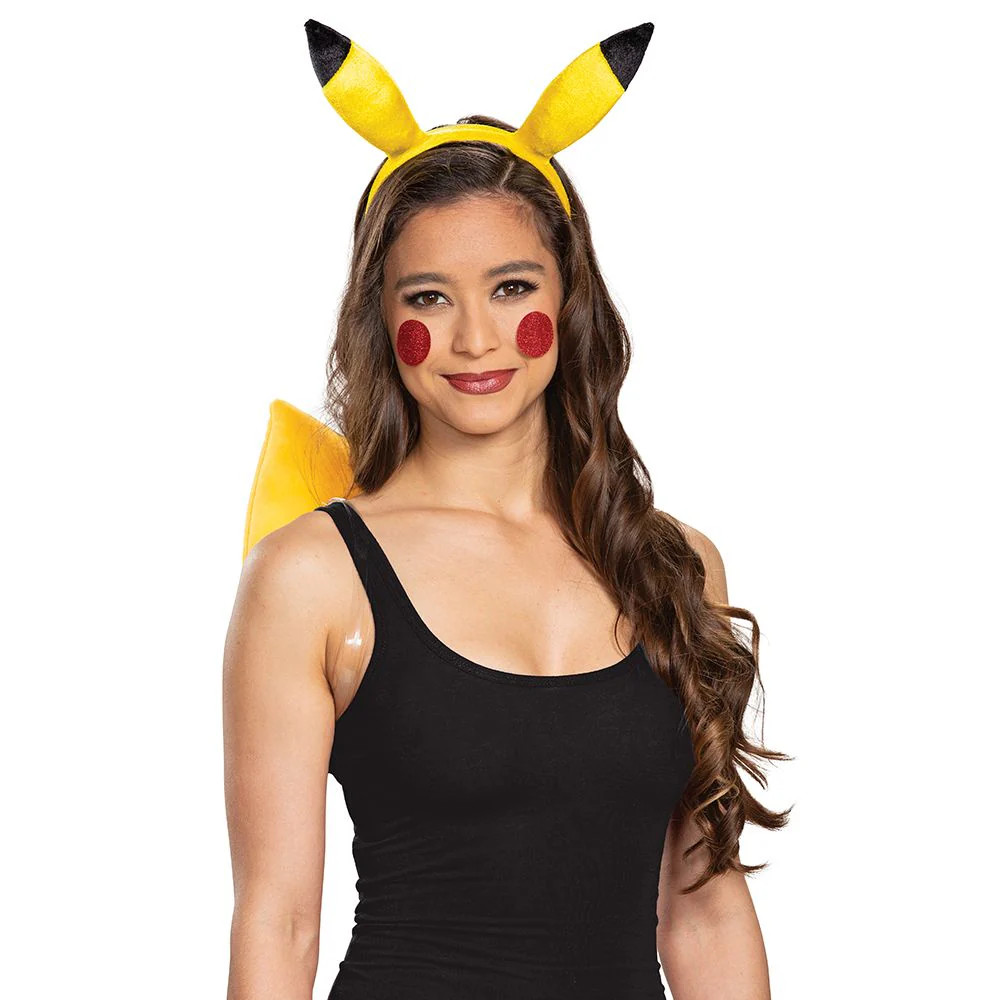 Pokemon Pikachu Headband & Tail Costume Accessory Kit