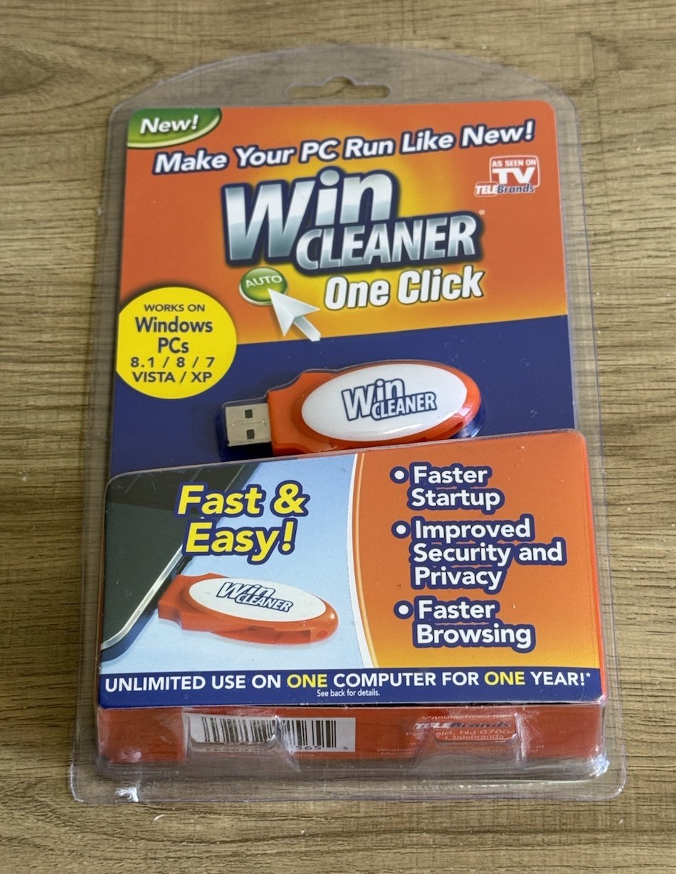 Win Cleaner One Click Professional USB Computer Clean Repair For PC Laptop