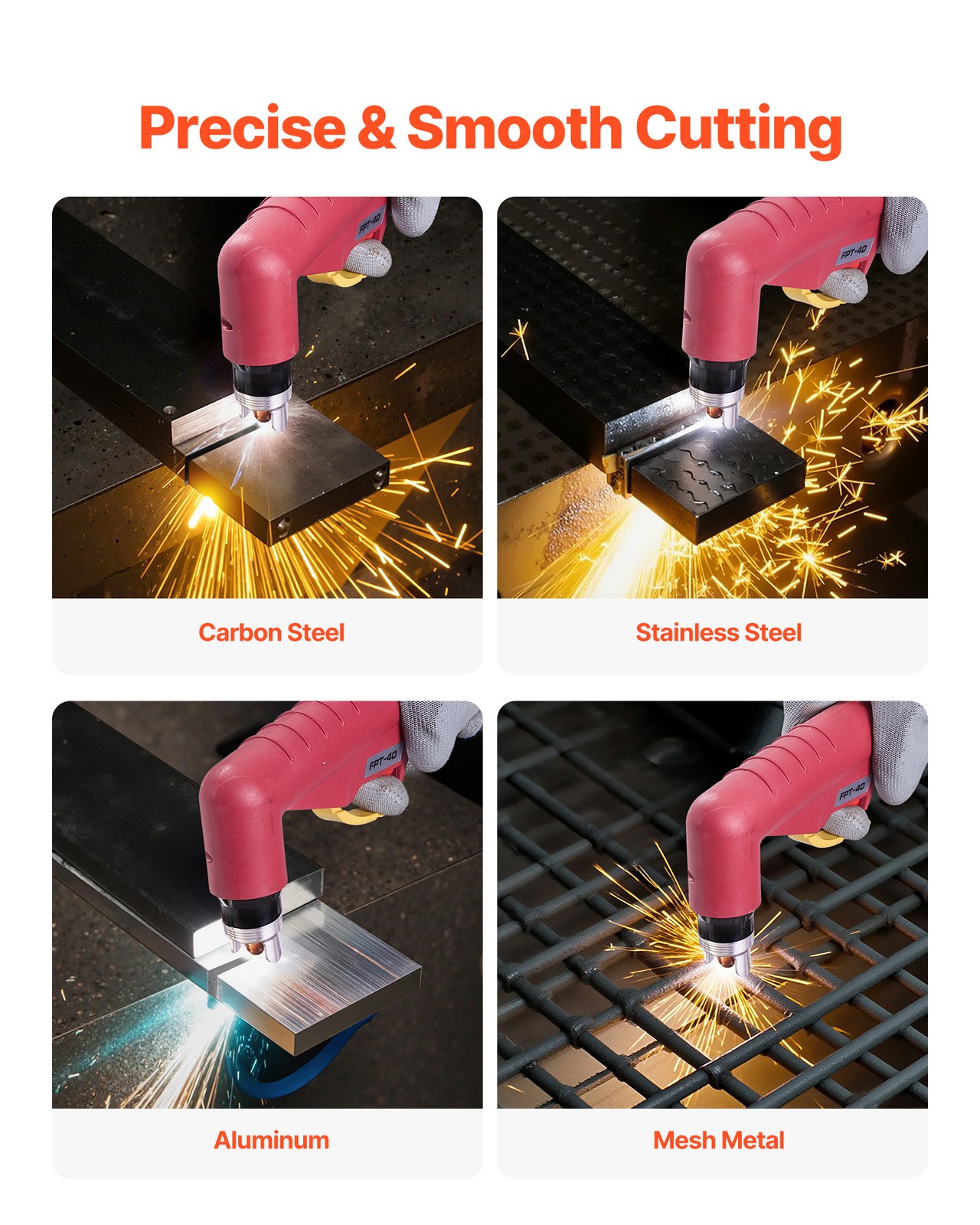 VEVOR Plasma Cutter 65A Non-Touch Pilot Arc Plasma Cutter Non-High Frequency