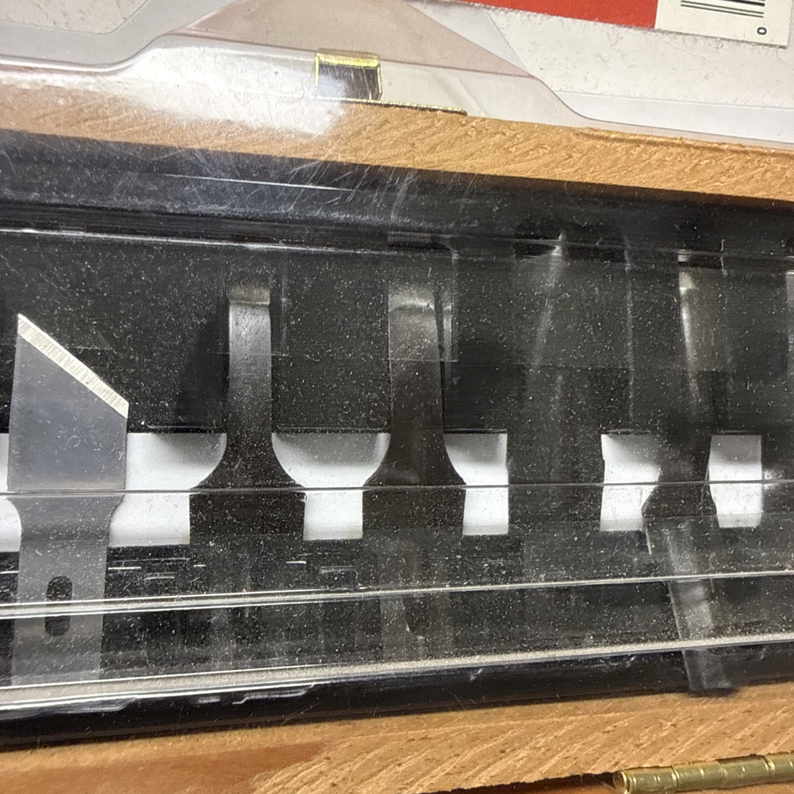 EXCEL 44384 Woodworking Hobby Knives Set w/ Wood Box Gouges Rooters Blades Knife