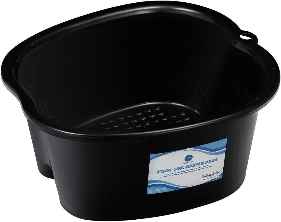 Professional Quality Foot Spa Basin for Home - Large Size and Massage Features
