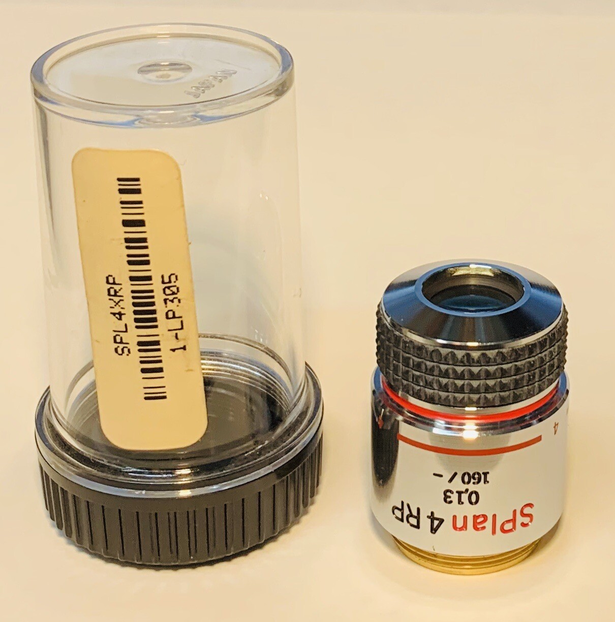 Olympus SPlan  4X RP Relief Phase Objective CK2 & CK40 Microscope S Plan 160mm