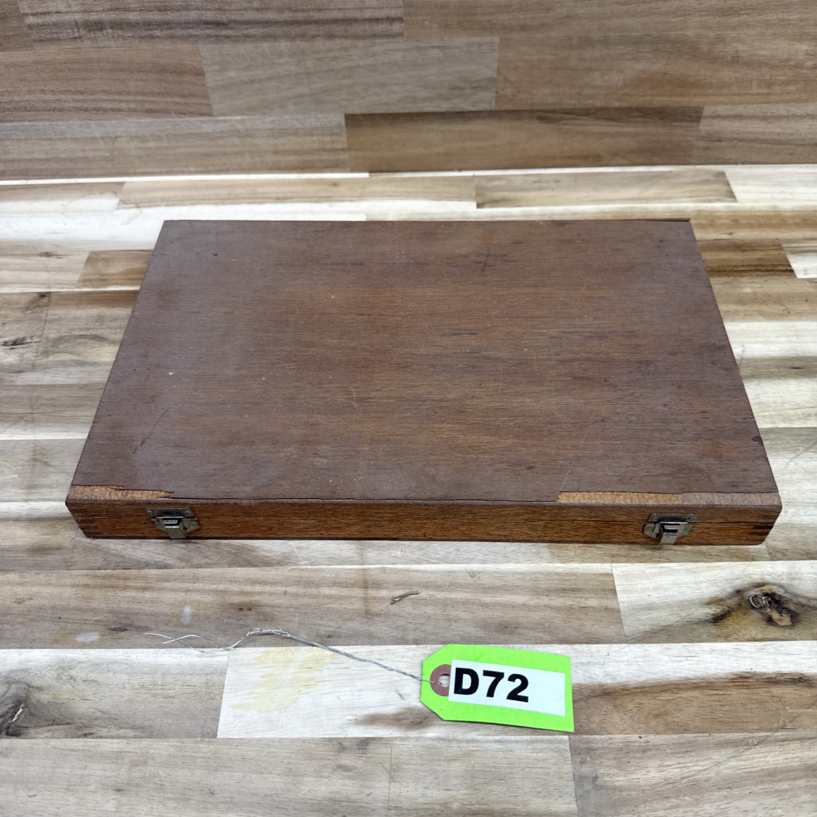 FOWLER - 0-5" .001" Micrometer Set in wood box (D72)