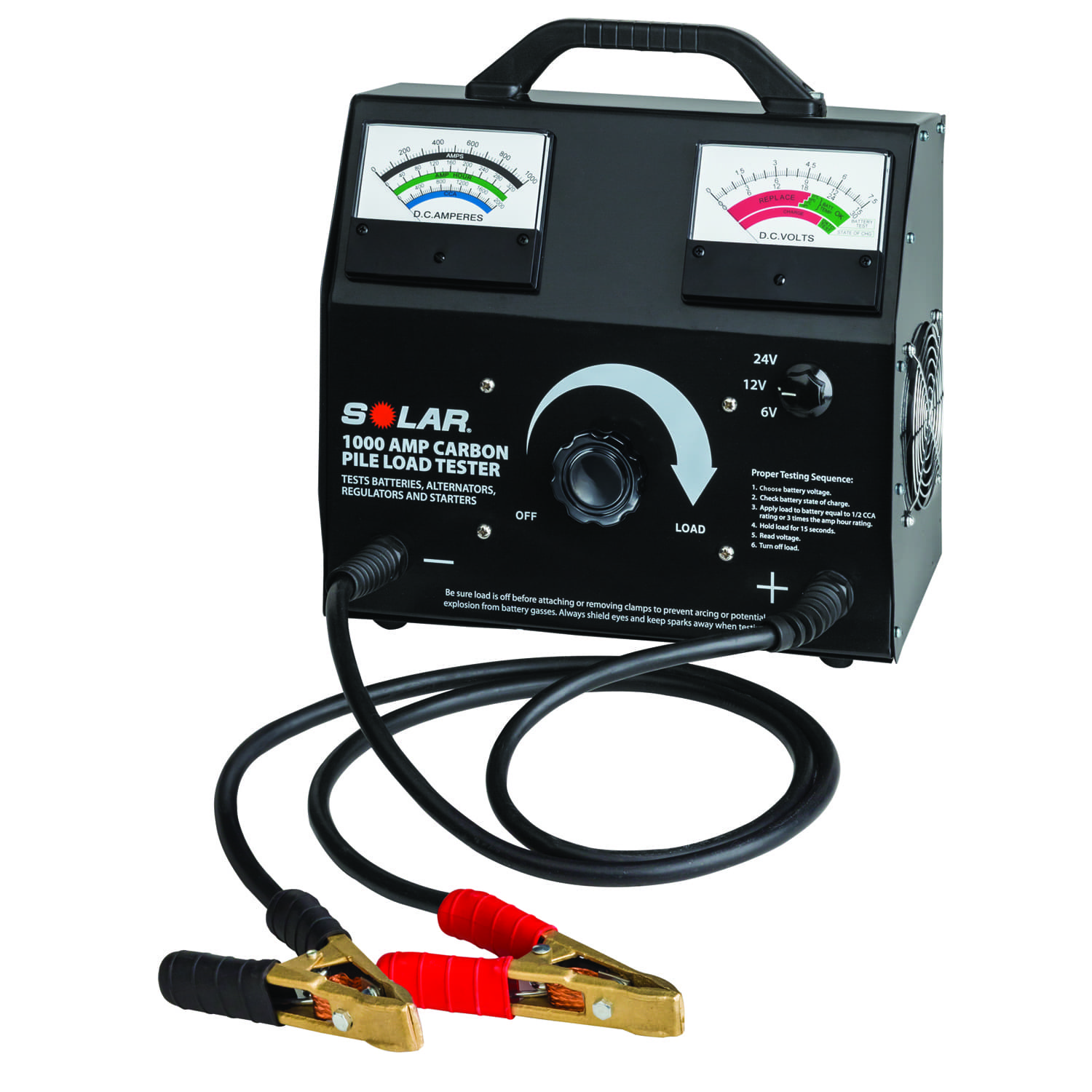 1000 Amp Variable Load Carbon Pile Tester SOL-1876