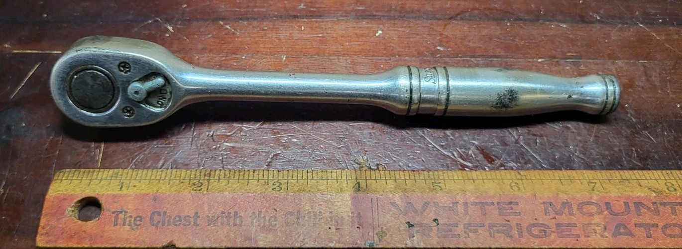 Snap-on 3/8" DRIVE RATCHET WRENCH F-710 7-1/2" long