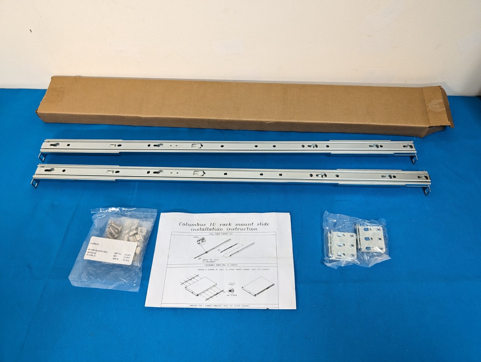 ReadyNAS 1100 Rack Mount Server Shelf Shelves Rails Columbus 1U Rack Mount Slide