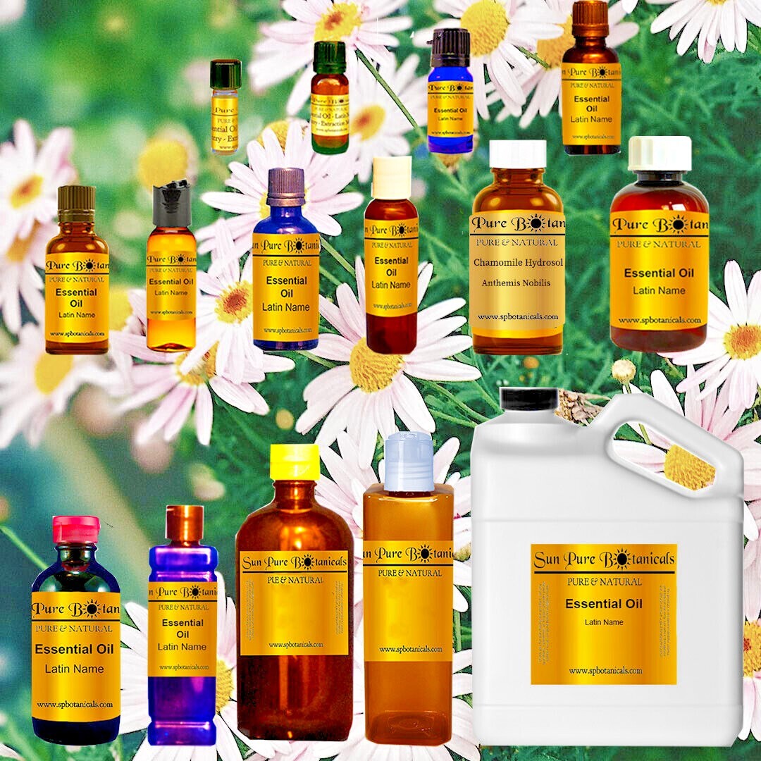 Chamomile Hydrosol Essential Oil- 100% PURE NATURAL - Sizes 3 ml to 1 Gallon