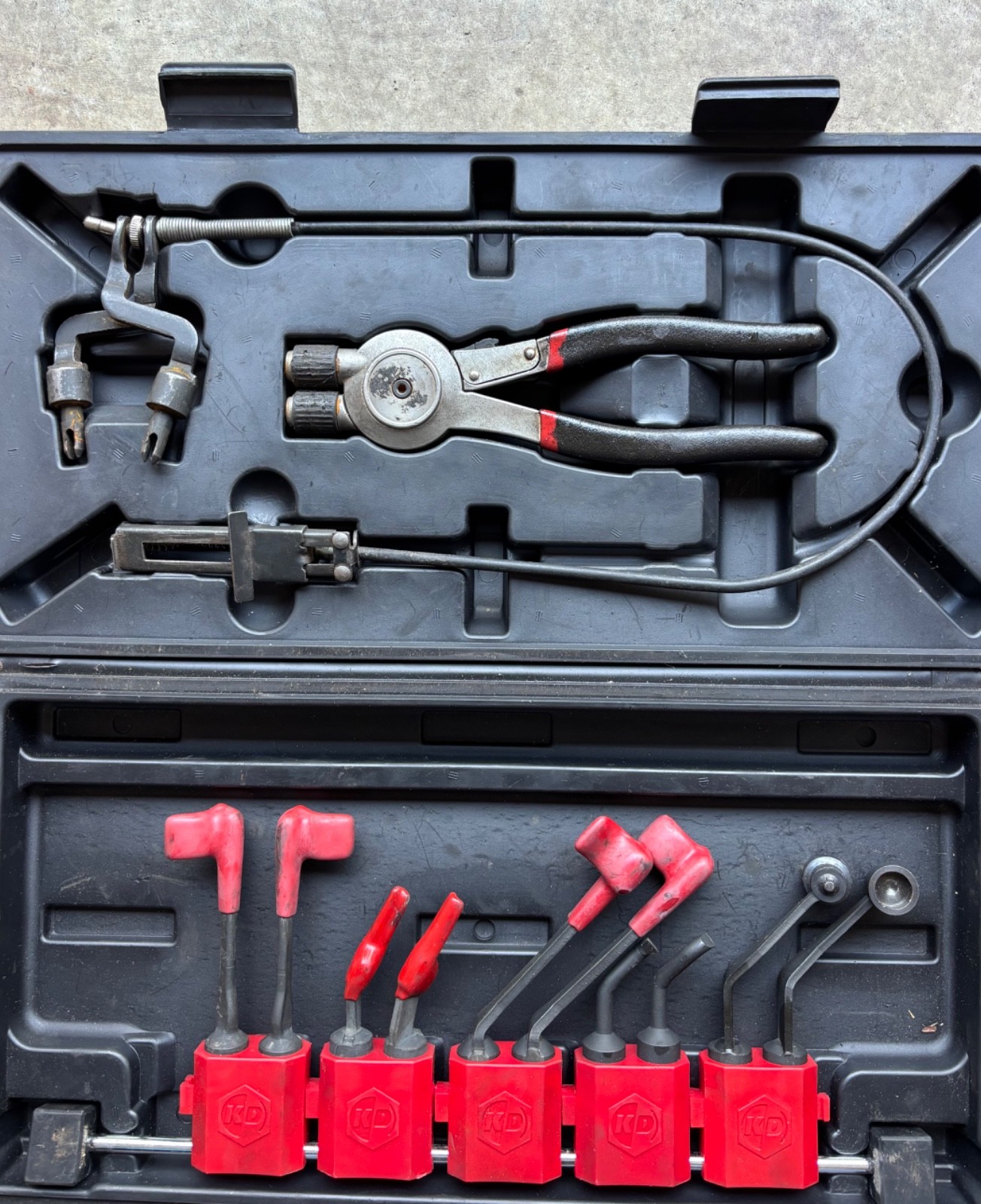 KD Tools 3835 - 7 Piece Multiple Tip Geared Plier System Set