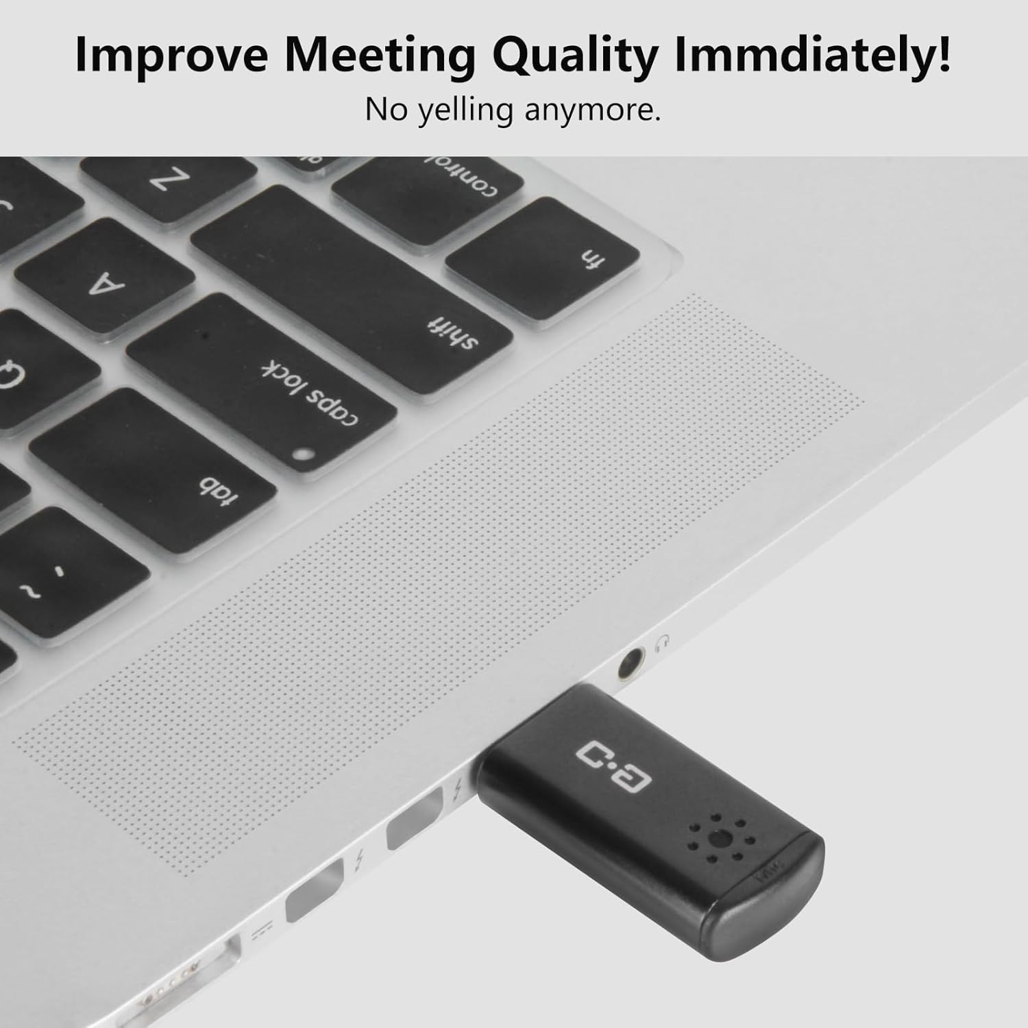 USB Microphone for Laptop and Desktop Computer, High Sensitivity for Clear Call,