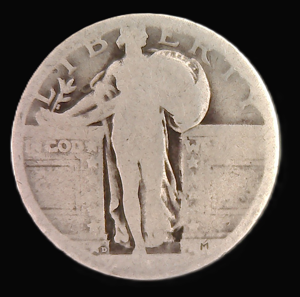 Denver Minted Standing Liberty Quarter DATELESS 90% Silver