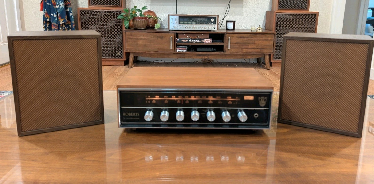 Vintage Roberts Rheem AM/FM Stereo Receiver - Model #30 Japan Made Tested Workin