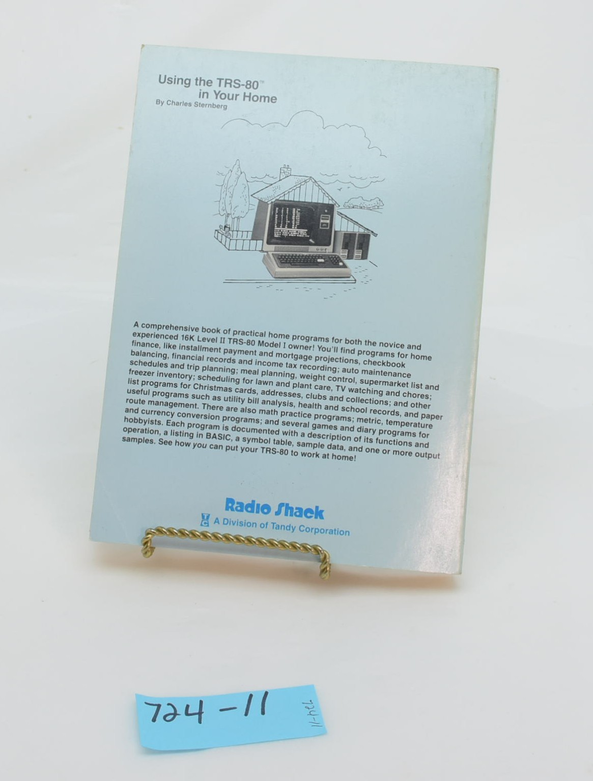 Radio Shack Using the TRS-80 in Your Home Basic Computer Programs 62-2069