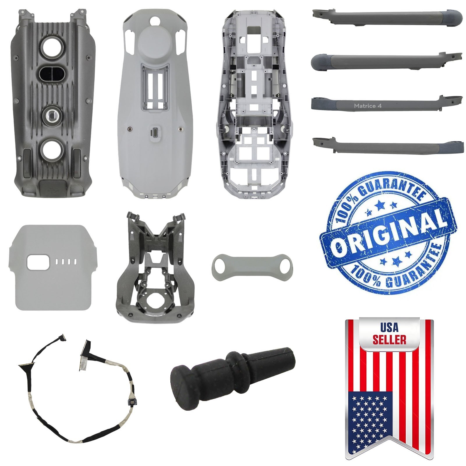 OEM Gimbal Camera / Body Parts Arm Cover Frame Replacement For DJI Matrice 4T/4E