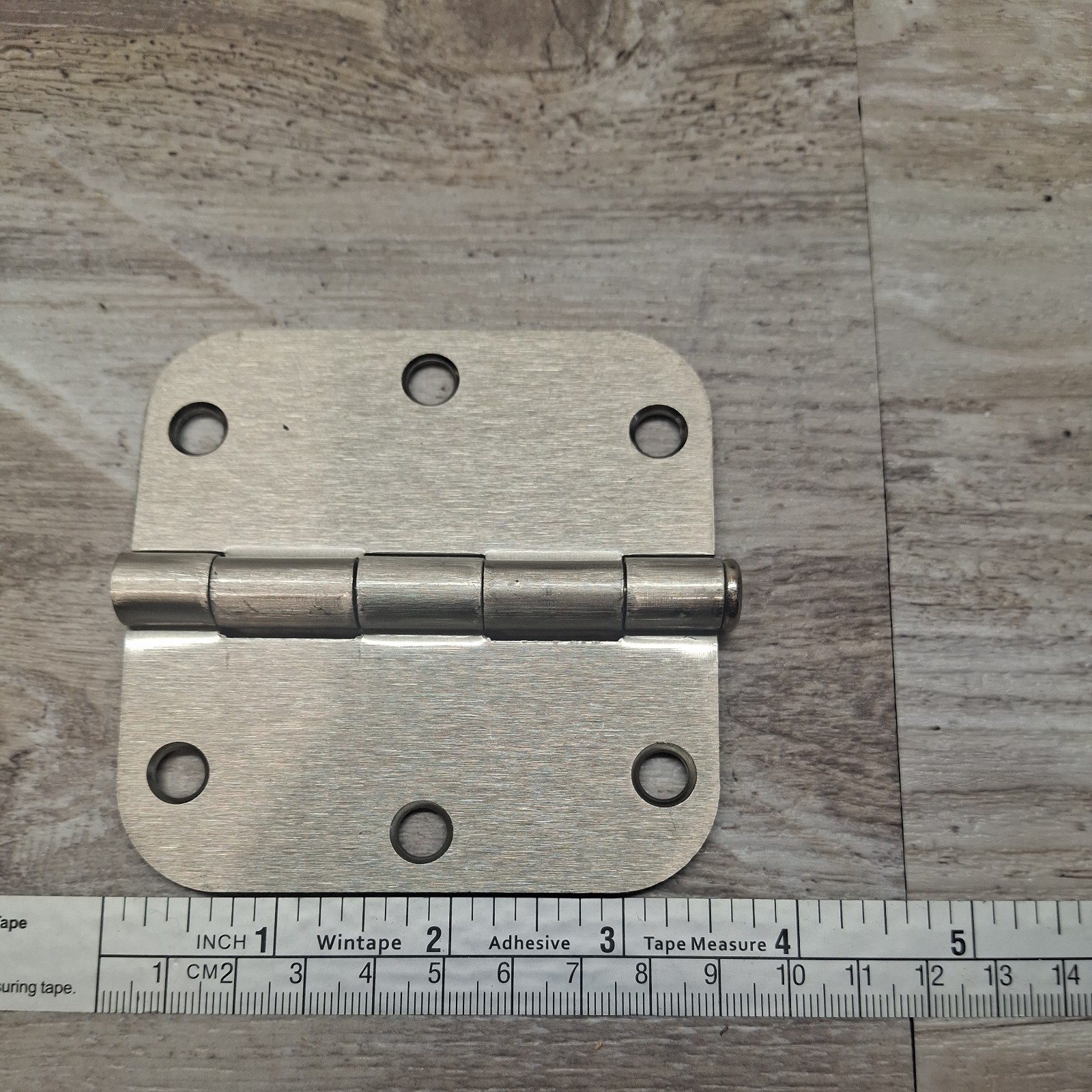 Everbilt 3 1/2" x 5/8" Rad Satin Nickel Door Hinges 754269 3 x 12 Per Box