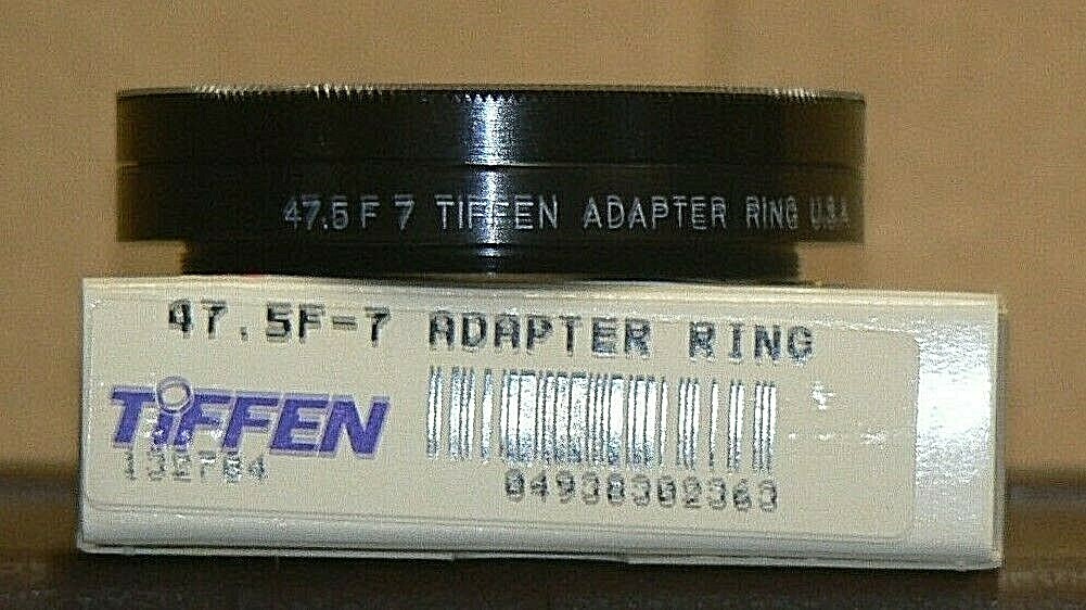 Tiffen 47.5mm F-7 Screw-In Lens Adapter with Retaining Ring "New Old Stock"