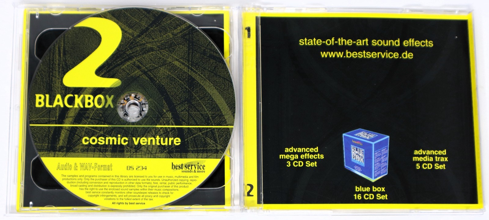 Best Service Black Box Cosmic Gold Sample/Sound Library/Sampling 9 CD Box Set