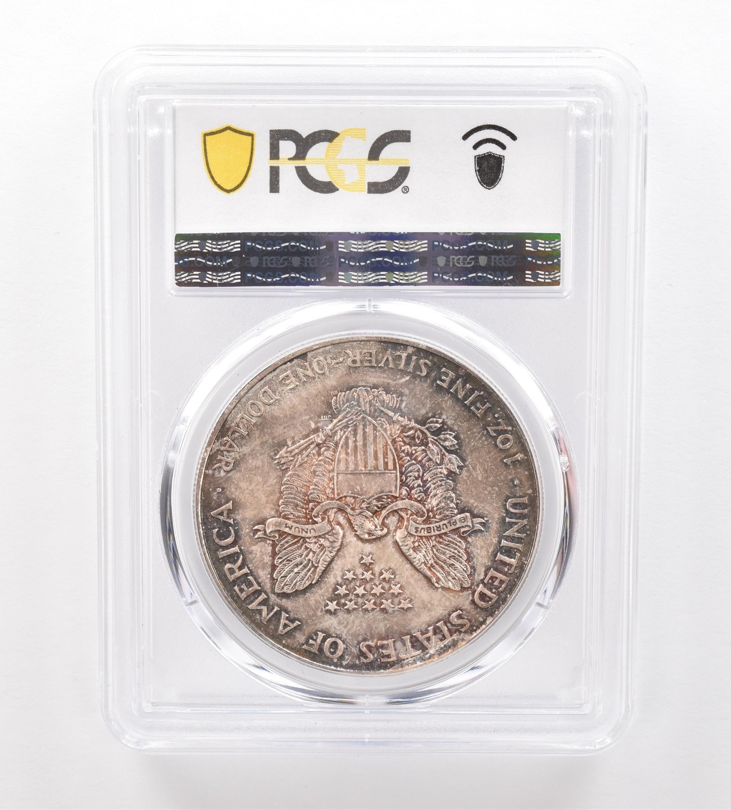 1999 American Silver Eagle MS65 PCGS Beautiful Tone *1976