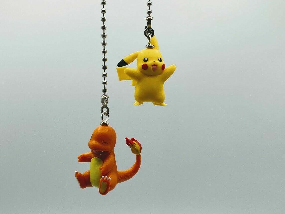 Pokemon Custom Ceiling Fan Pulls - Many Awesome Characters to Choose From!