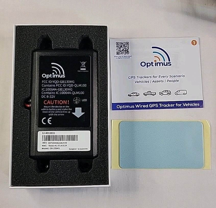 Optimus Wired GPS Tracker for Vehicles GB 130MG