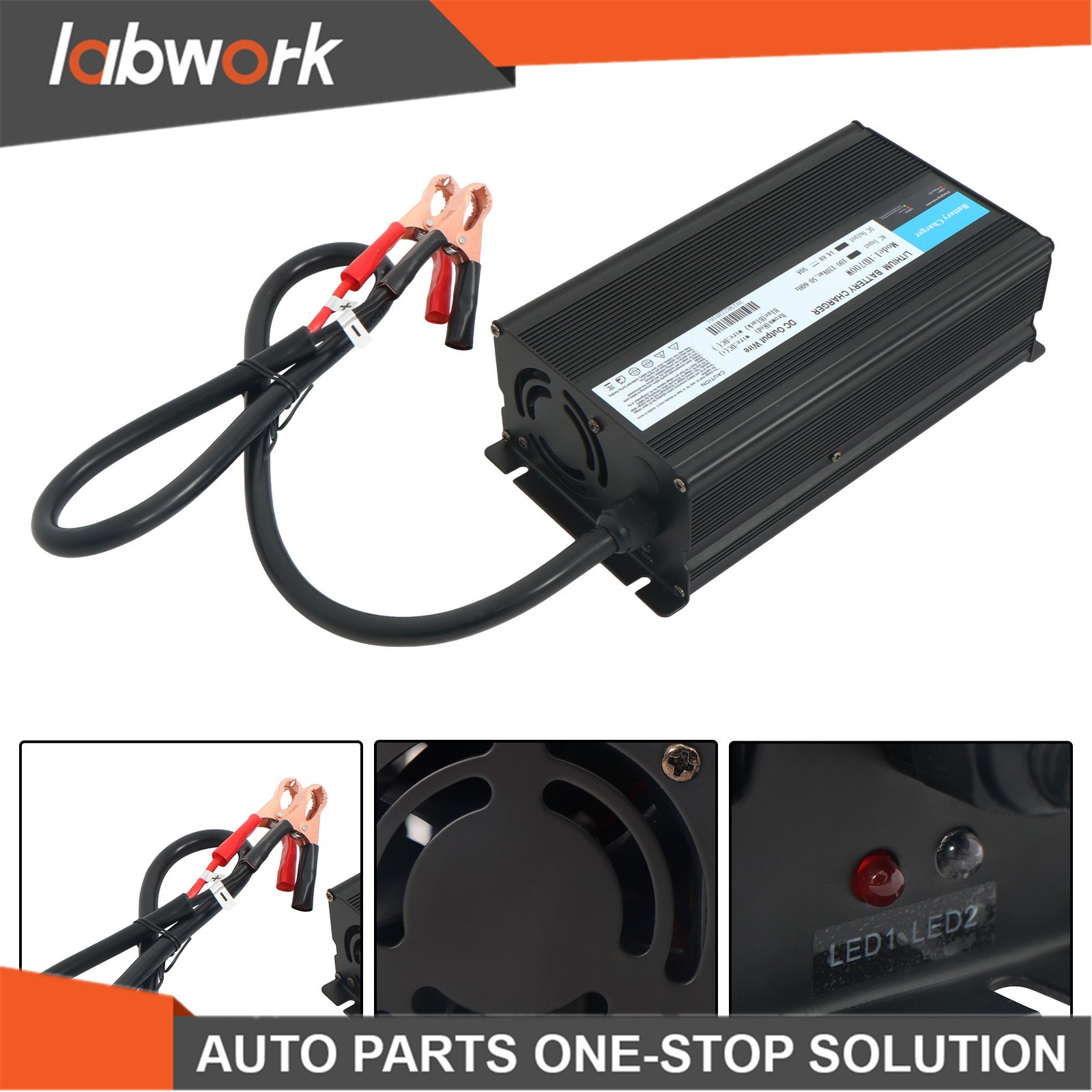 Labwork 14.6V 50A Lifepo4 Battery Charger Adjustable Current