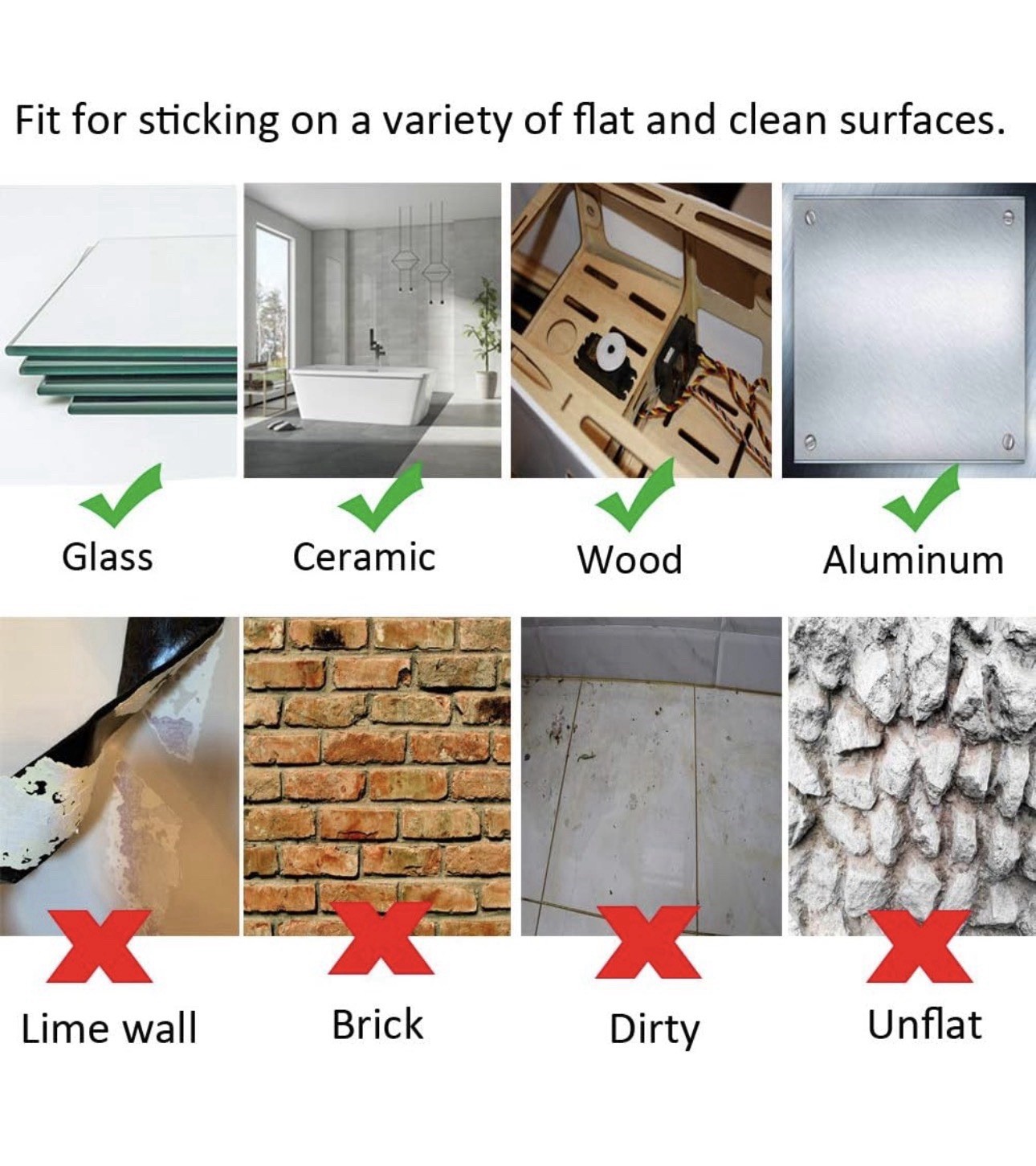 1x4 inch Hook and Loop Strips with Adhesive - 15 Sets