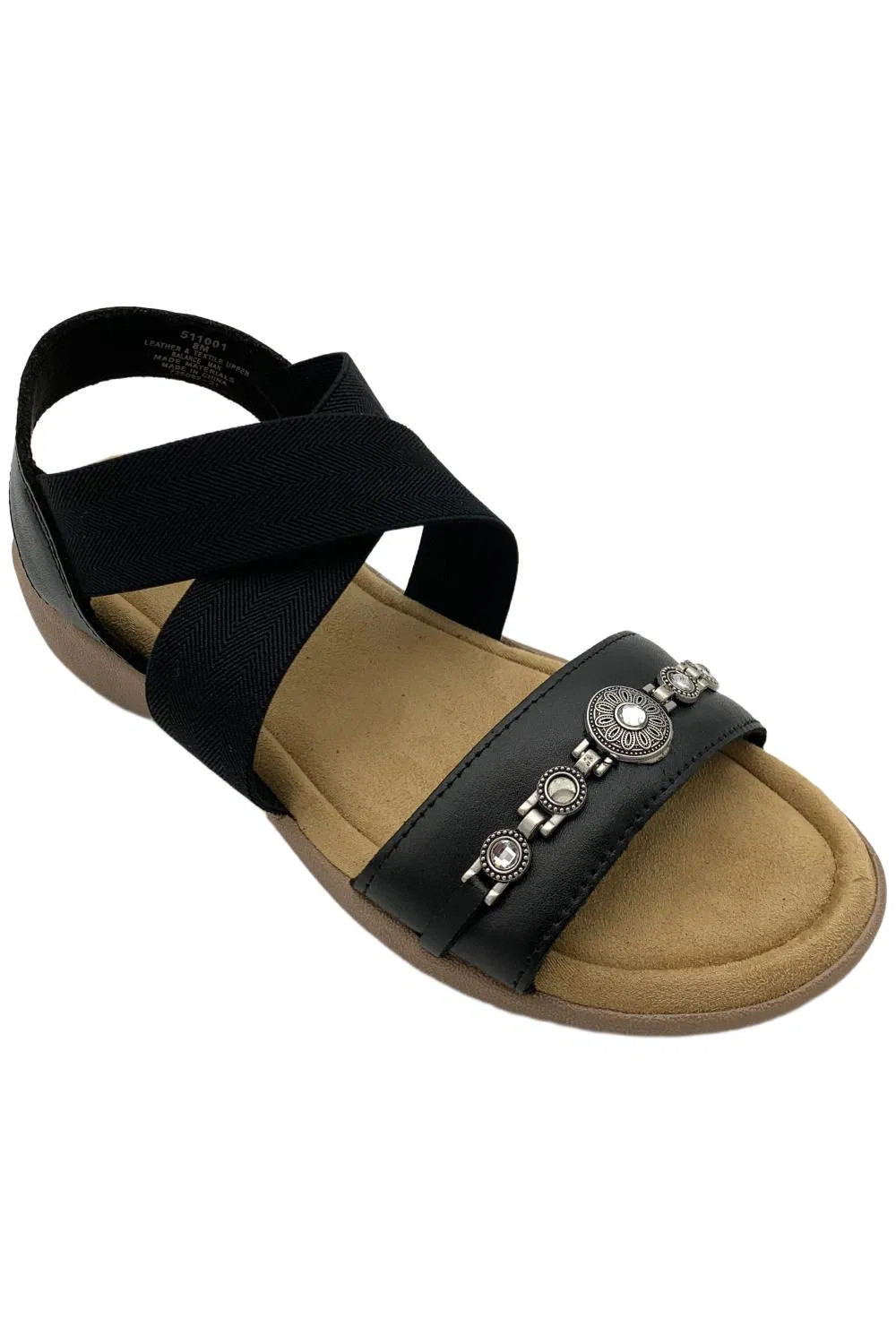 Minnetonka Women's Brida Sandal Black