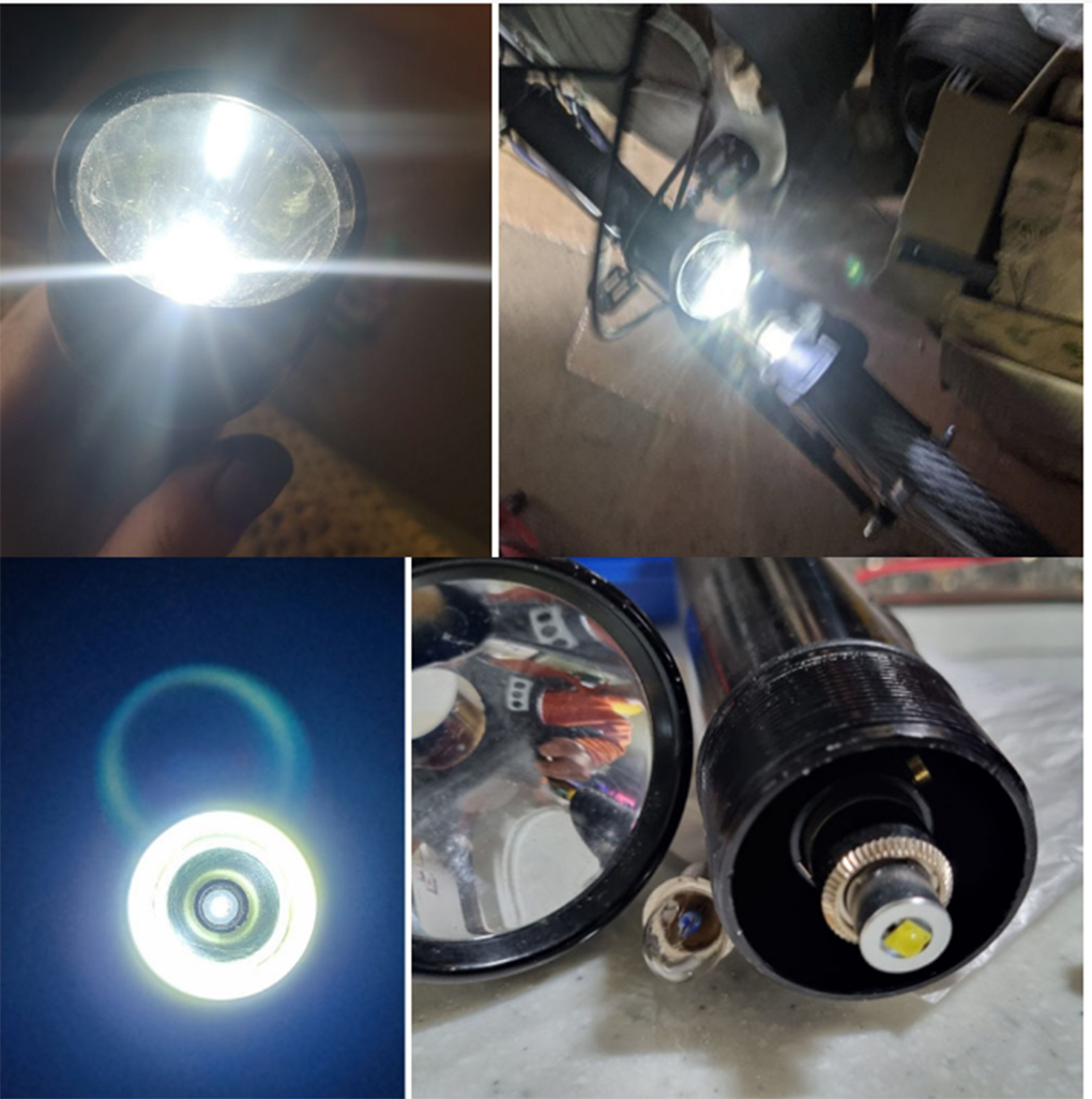 2x 18v VOLT Flashlight Replace LED Bulbs For Makita ML700 ML902 ML140 DML-185