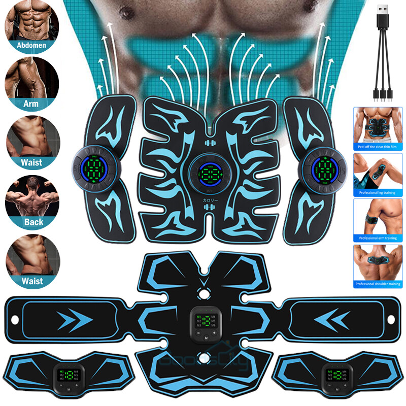 2025 EMS Abdominal Muscle Core Toning Trainer Stimulator Flex Toner Tactical USB