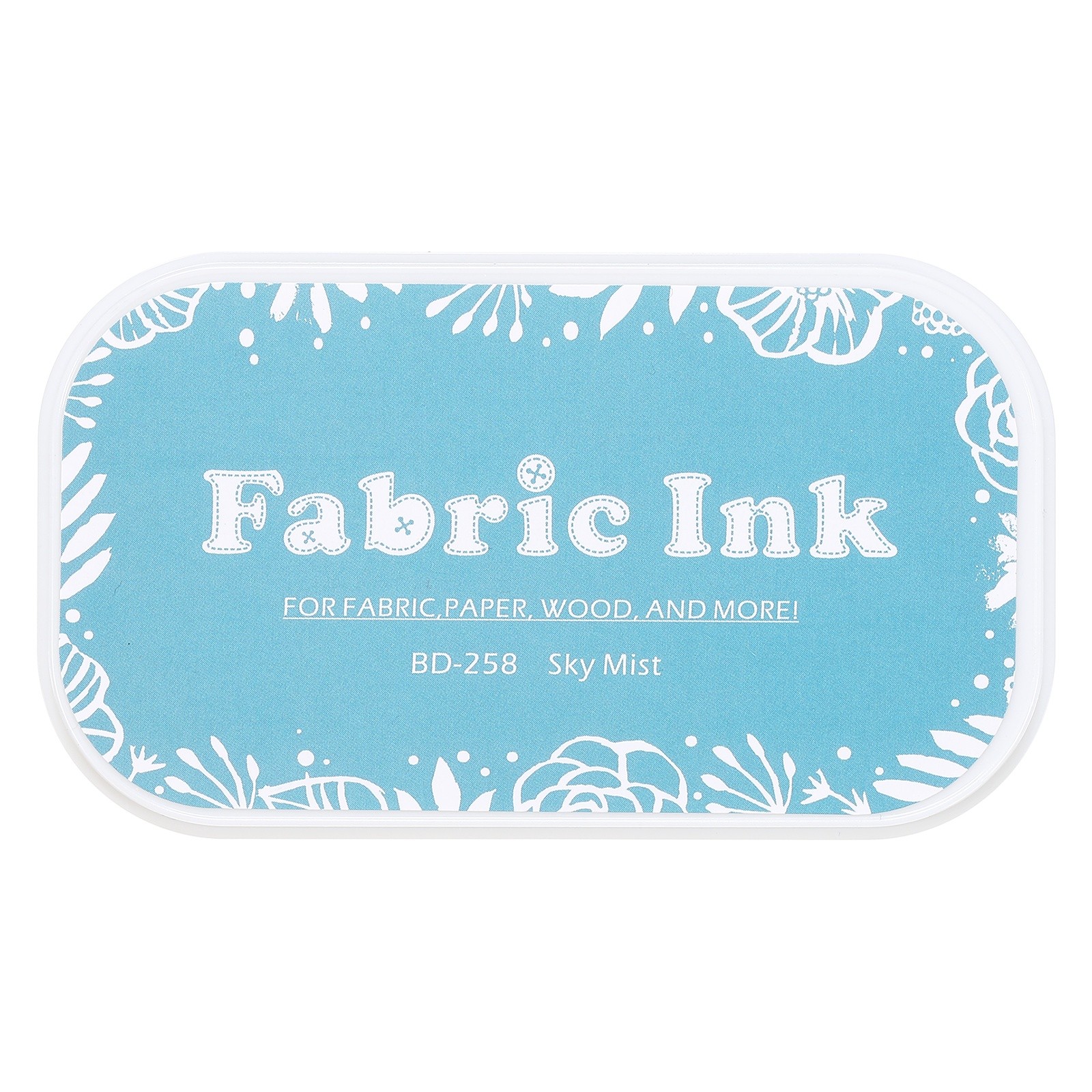 Ink Pads for Stamps, 3.7x2.2 Inch Fabric Ink Pad, Gray Blue