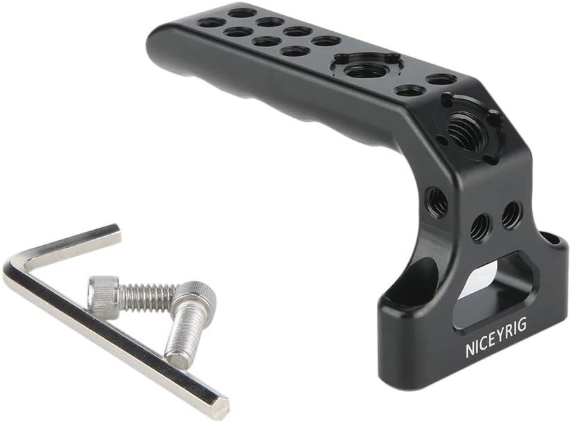 NICEYRIG Low Profile Top Handle Handgrip Applicable for RED DSMC2, DSLR Camera C
