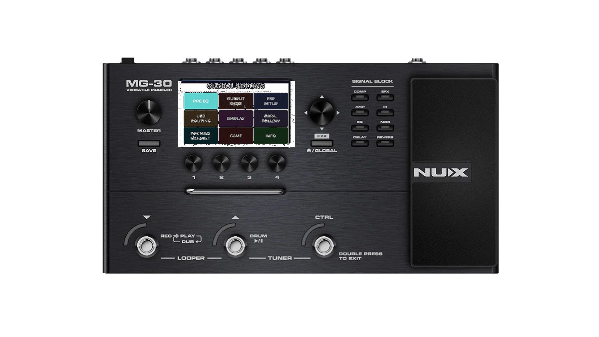 NuX MG-30 Amp Modeler & Guitar Effects Floor Processor