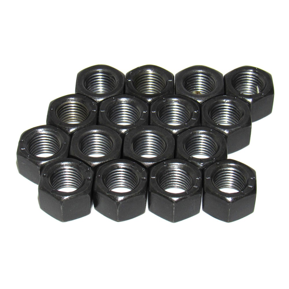 Pioneer Connecting Rod Nut CRN-731-16; Replacement Rod Nuts, 3/8-24, Hex, 16pcs