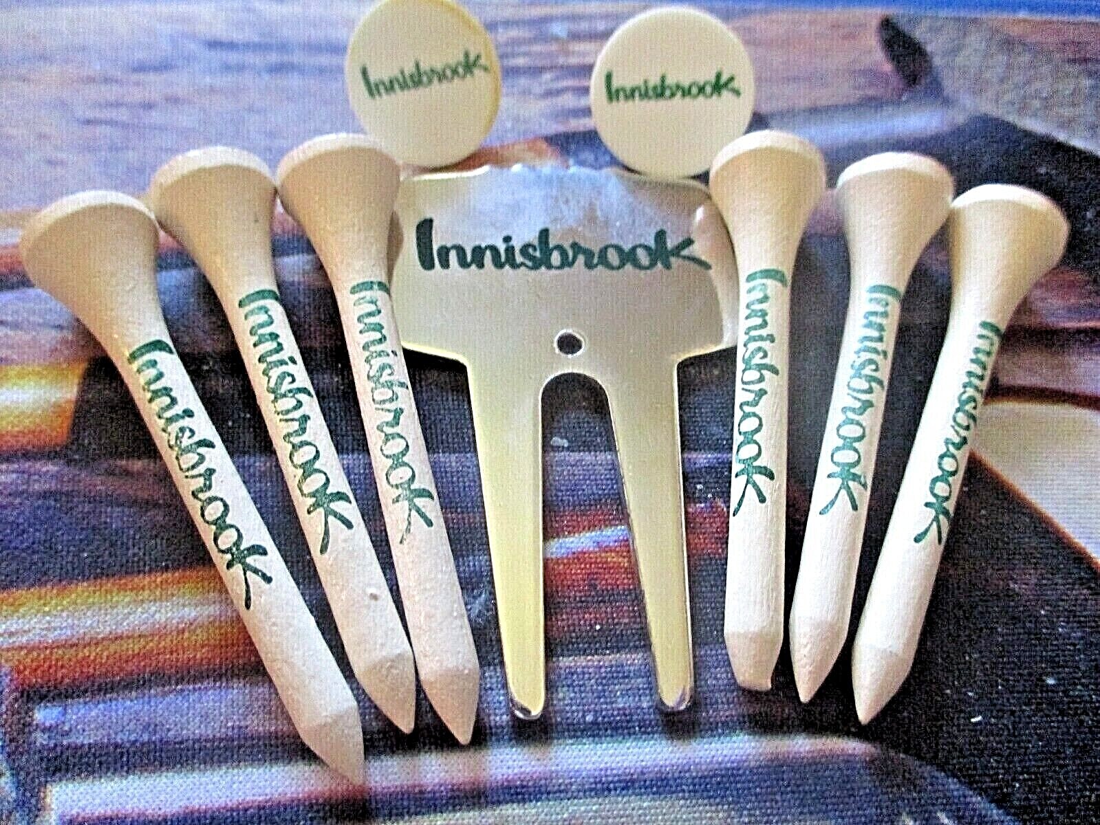 vtg - INNISBROOK GOLF CLUB gc Packet - Divot Tool - Ball Markers - Tees