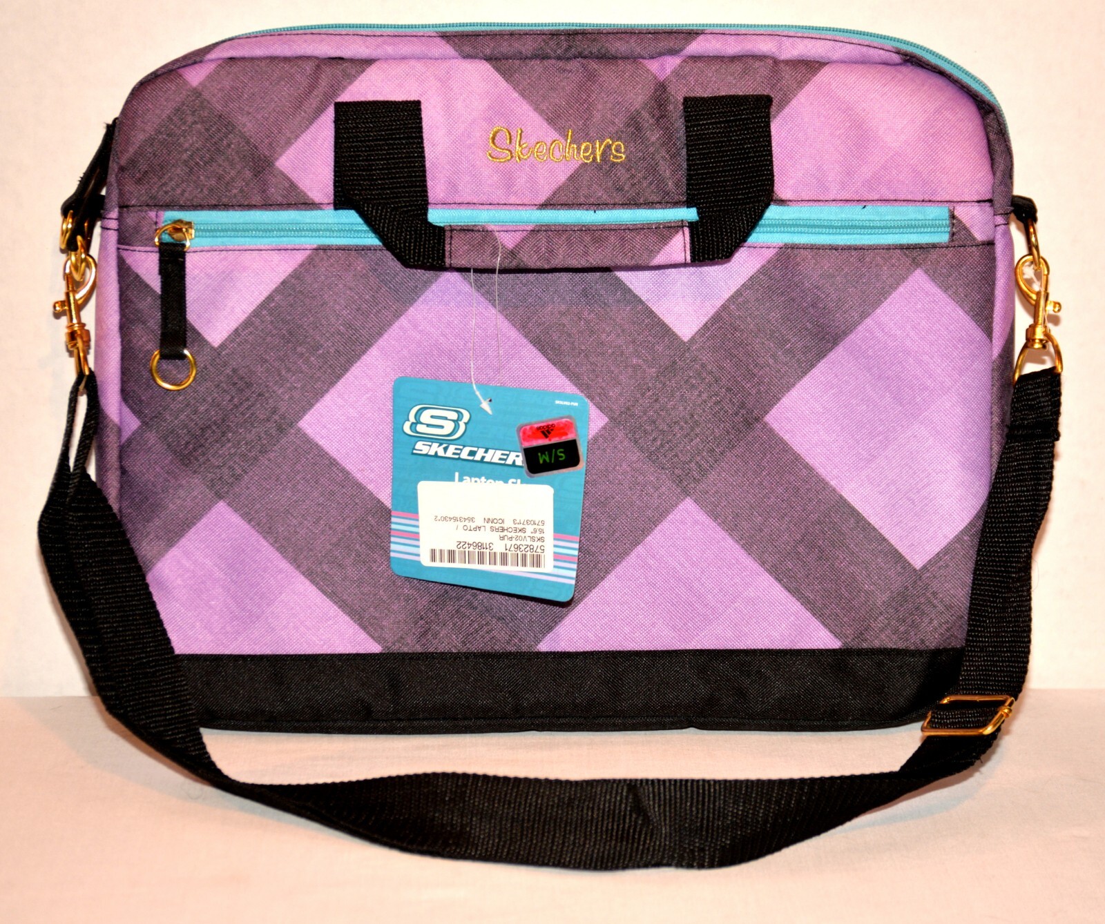 Sketchers Computer/Messenger Bag/Sleeve for 15.6" Laptop – Purple - New with Tag