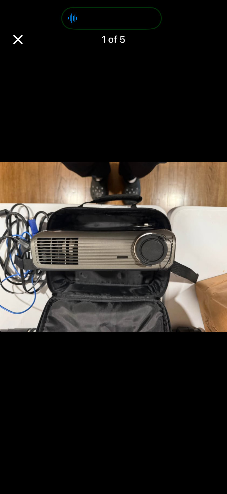 Optoma Projector tx727. Used, great condition. Includes all neccesary wires.