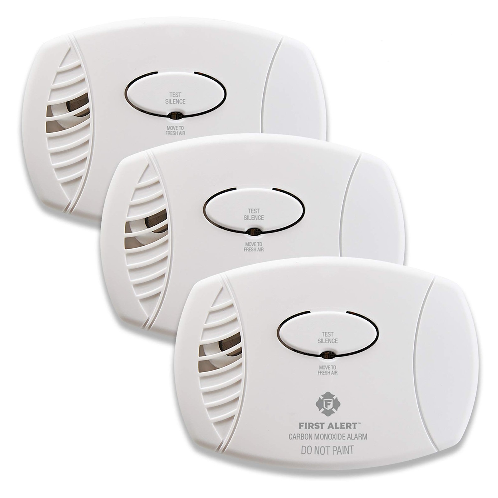 First Alert CO606, Plug-In Carbon Monoxide (CO) Detector, (Pack of 3), White