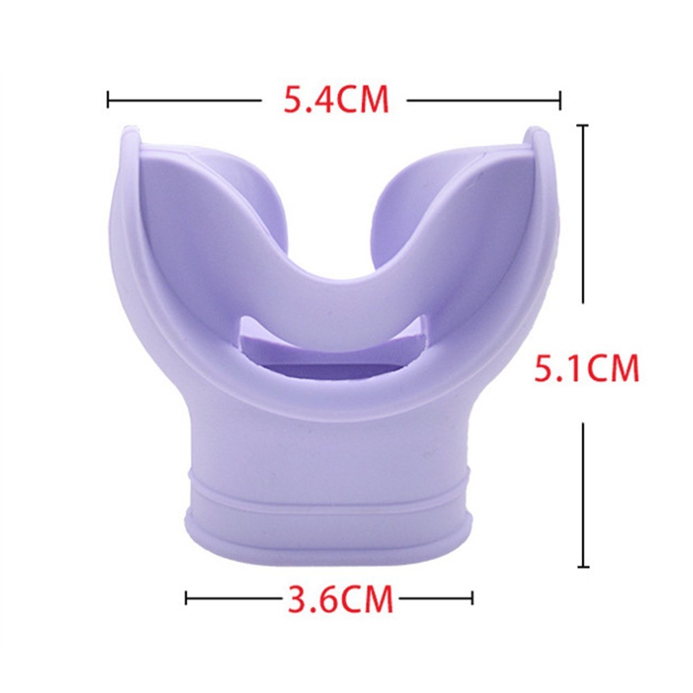 Snorkel Regulator Mouthpiece Soft and Elastic Silicone Multiple Colors