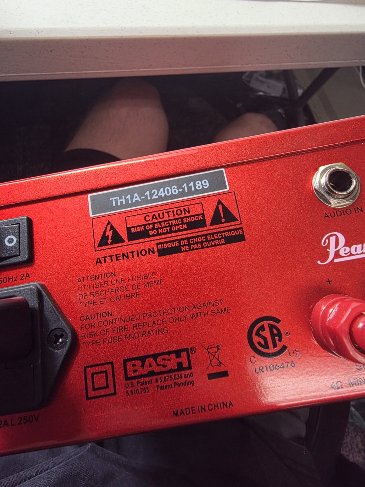 Pearl Drum Throne Thumper Tested- Amp Only
